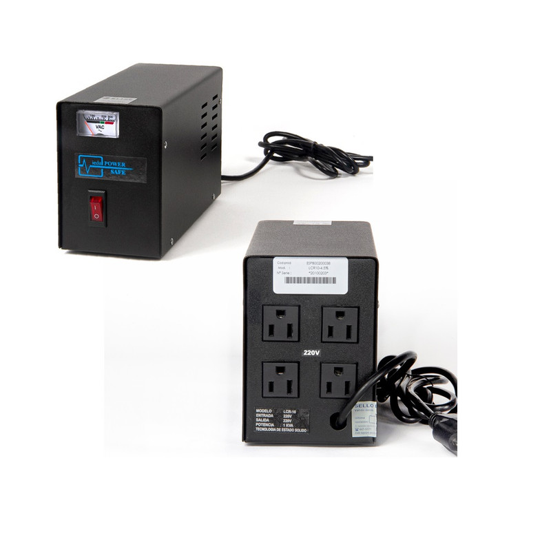 ESTABILIZADOR ELISE IEDA PODER SAFE LCR-10 SÓLIDO 1KVA 220V - 1