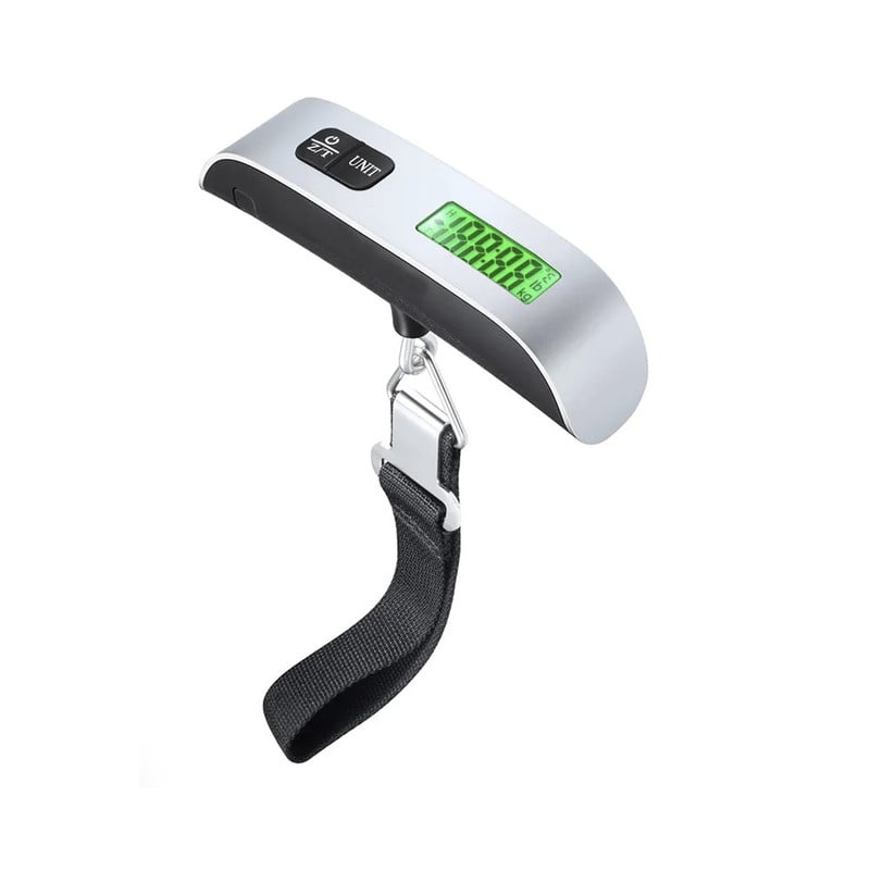 BALANZA DIGITAL EQUIPAJE COCINA COLGANTE MALETA CON STRAP PARA SUJETAR - 1