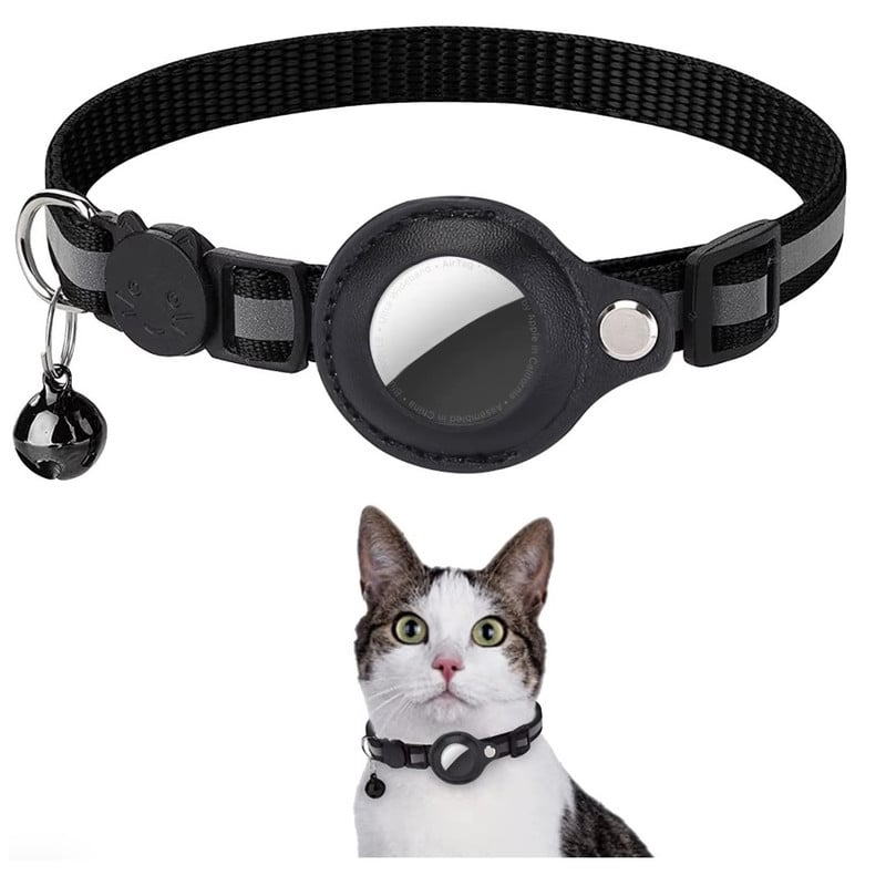 COLLAR CON AIRTAG GPS INCLUIDO GATO BLUETOOTH IOS NEGRO - 1