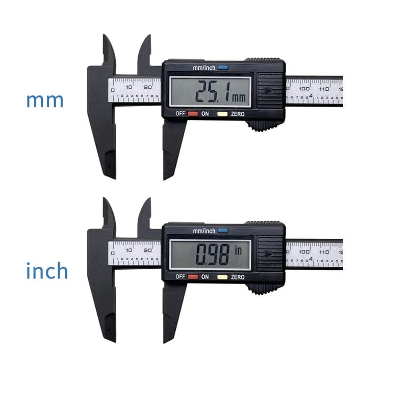 CALIBRADOR DIGITAL ELECTRONICO VERNIER 150 MM FIBRA DE CARBONO - 3
