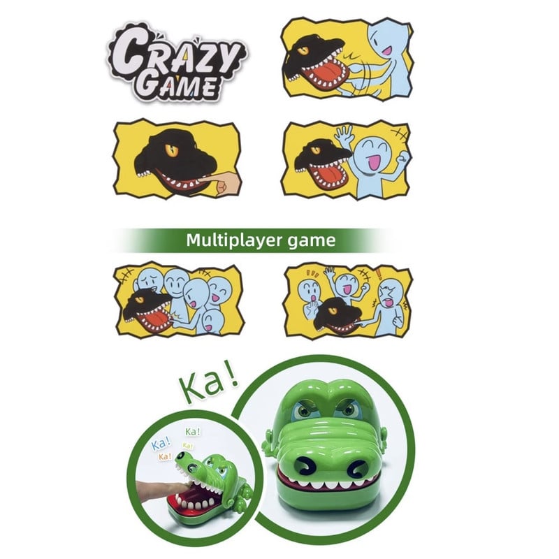 JUEGO DIDACTICO COCODRILO MORDELON DE REACCIÓN JUEGO DE LA SUERTE - 4
