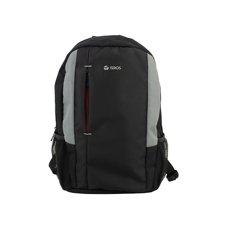 MOCHILA TEROS TE-9040NS TE9040NS  PARA NOTEBOOKS DE HASTA 15.6 PULG NEGRO Y GRIS - 1