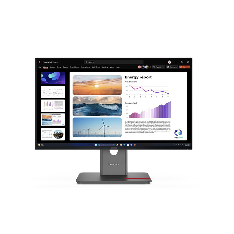 MONITOR LENOVO THINKVISION P24Q-40 23.8 PULGADAS QHD IPS HDMI DP DP-OUT USB-A USB-B USB-C - 1