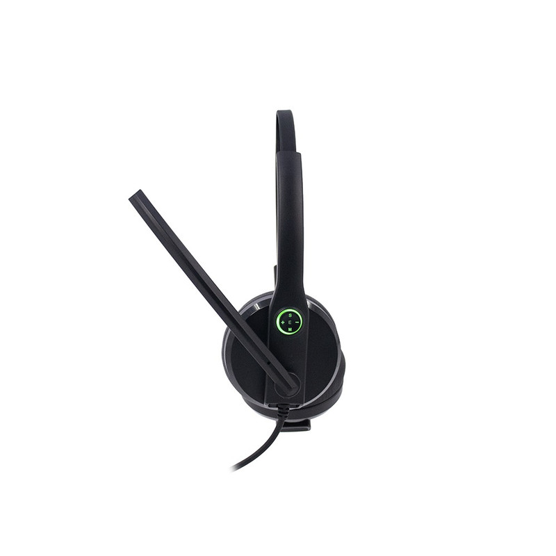 AUDÍFONOS TEROS TE-8039CS CABLEADO USB NEGRO - 2