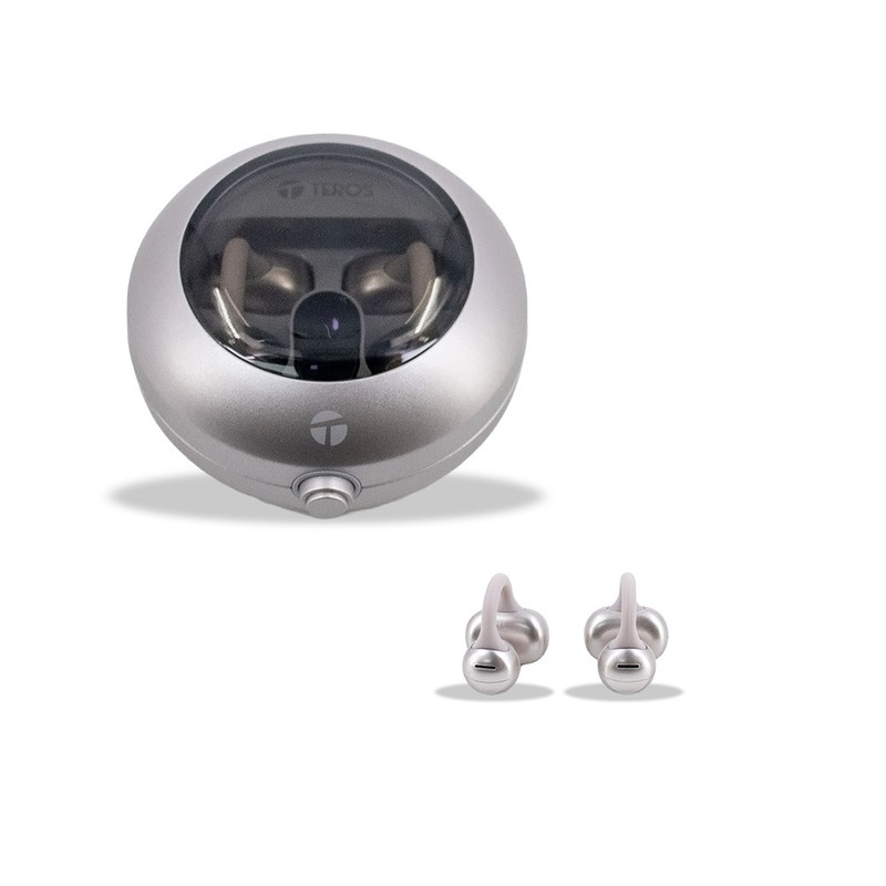 AUDÍFONOS INALÁMBRICOS TEROS TE-80712RS TE80712RS BLUETOOTH CARGA TIPO C ROSE TITANIUM - 1