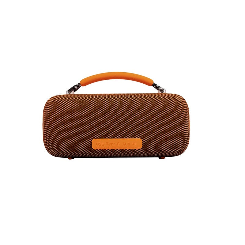 PARLANTE TEROS VIBES VB-6049 60W INALÁMBRICO BT 5.3 4000 MAH USB LUCES LED NARANJA - 3