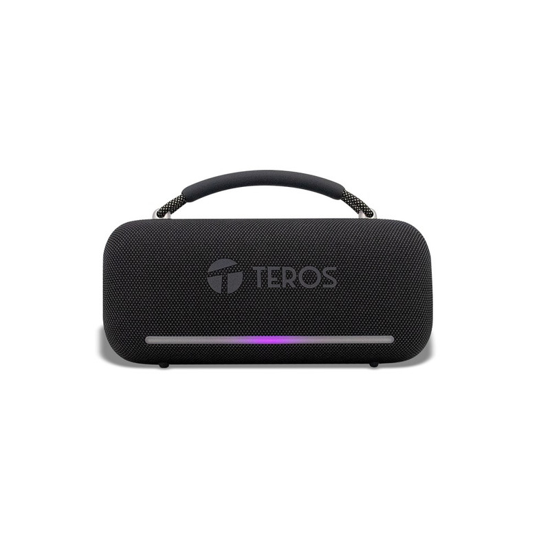 PARLANTE TEROS VIBES VB-6049BLK 60W INALÁMBRICO BT 5.3 4000 MAH USB LUCES LED NEGRO - 1