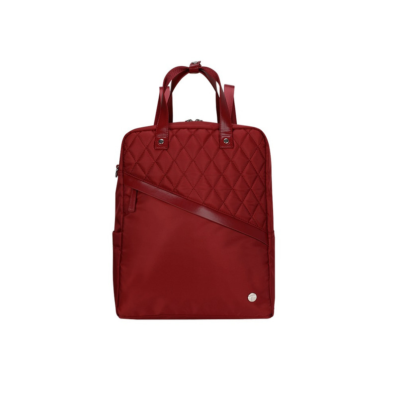 MOCHILA TEROS ROSEANN II TE-9049RD TE9049RD PARA NOTEBOOKS DE HASTA 14.1 PULG COLOR ROJO - 1