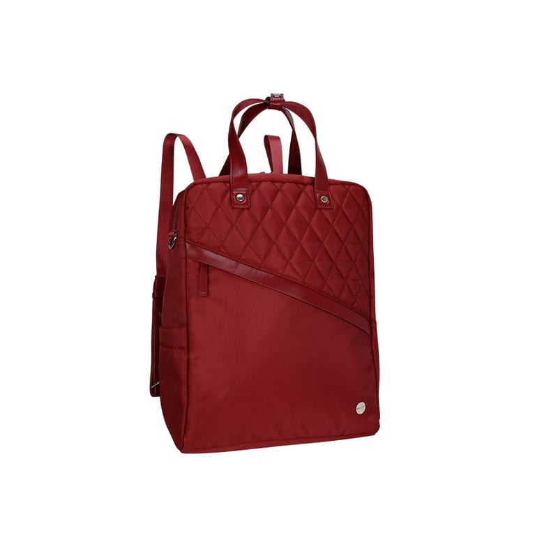MOCHILA TEROS ROSEANN II TE-9049RD TE9049RD PARA NOTEBOOKS DE HASTA 14.1 PULG COLOR ROJO - 2