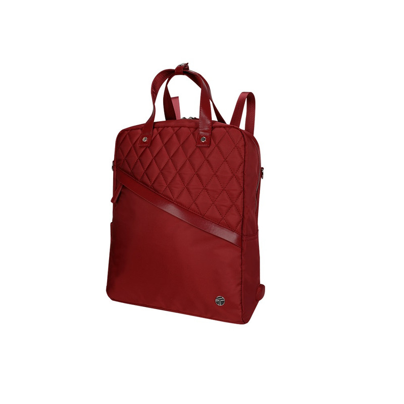 MOCHILA TEROS ROSEANN II TE-9049RD TE9049RD PARA NOTEBOOKS DE HASTA 14.1 PULG COLOR ROJO - 3
