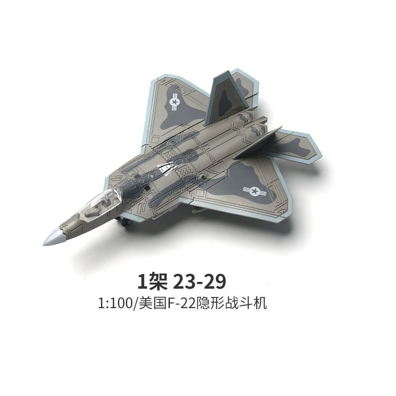 BLOQUES AVION DE COMBATE F-22 RAPTOR A-10 23-26 F22 ESCALA 1.100 - 2