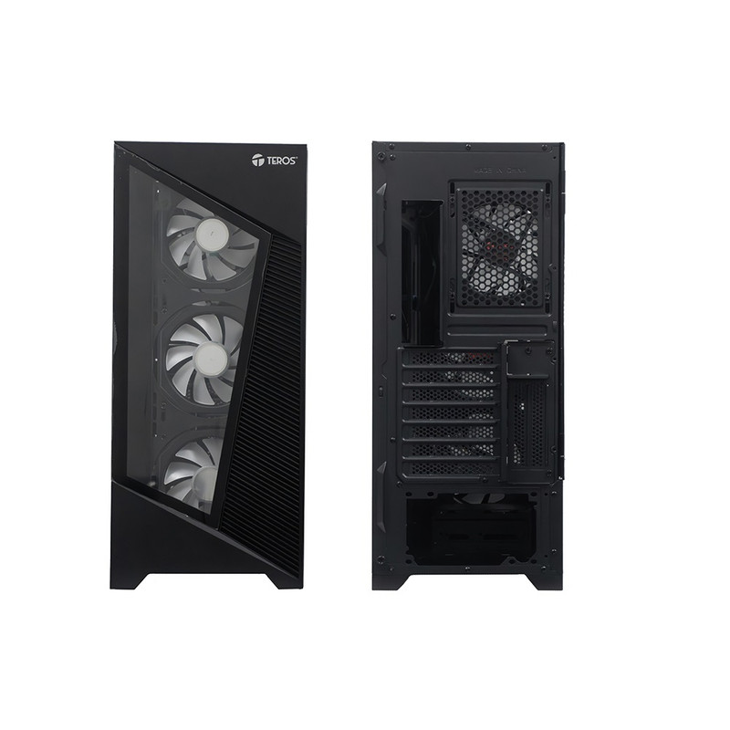 CASE TEROS TE-1330G ITX M-ATX ATX E-ATX 3.5 Y 2.5 PULG SIN FUENTE GAMER NEGRO - 3