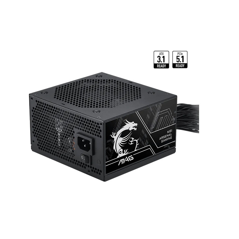 FUENTE DE ALIMENTACION MSI MAG A750BN PCIE5 III 750W 80 PLUS BRONZE FORMATO ATX NEGRO - 3