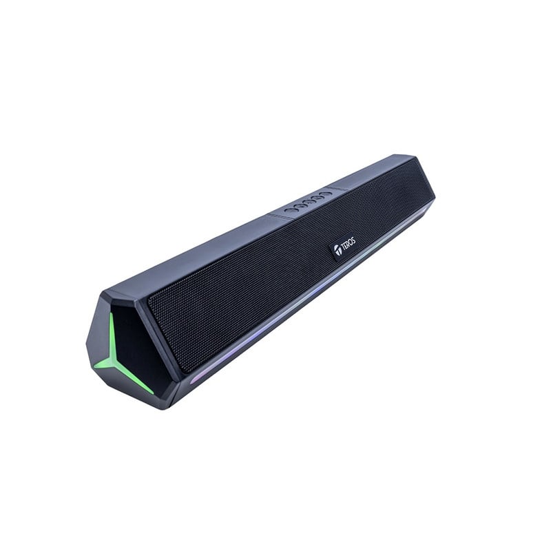 BARRA DE SONIDO PORTATIL INALAMBRICO TEROS VIBE 6054 BT 6 20W USB-C ILUMINACION LED - 2
