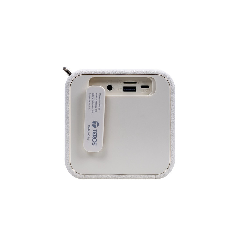 PARLANTE INALAMBRICO TEROS LEGACY 6051 LEG-6051BG 8W BT 5.3 1500 MAH USB TF AUX BEIGE - 3
