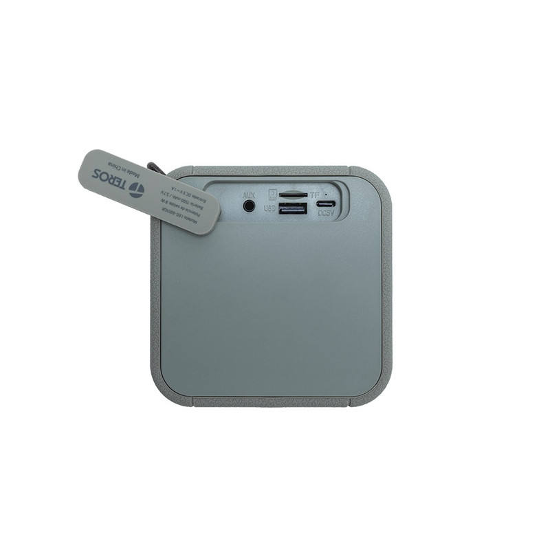 PARLANTE INALAMBRICO TEROS LEGACY 6051 LEG-6051GR 8W BT 5.3 1500 MAH USB TF AUX VERDE - 3