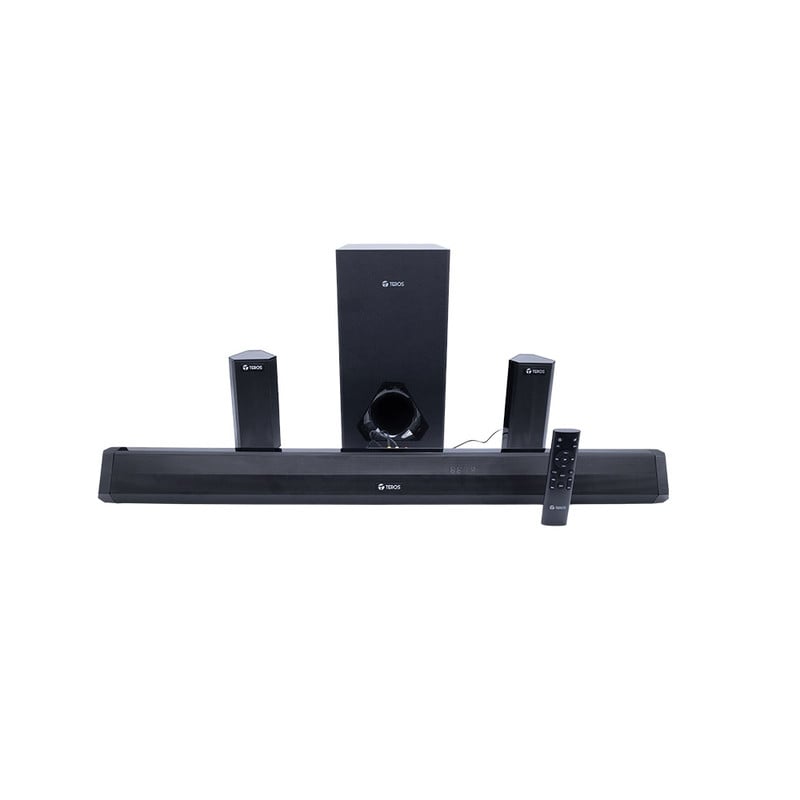 SISTEMA DE AUDIO 5.1 CON BARRA DE SONIDO TEROS LEGACY 6053 200W BT USB MICRÓFONO - 1