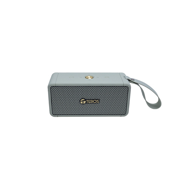 PARLANTE INALAMBRICO TEROS LEGACY 6052 LEG-6052GR 8W BT 5.3 4000 MAH USB TF AUX VERDE - 1