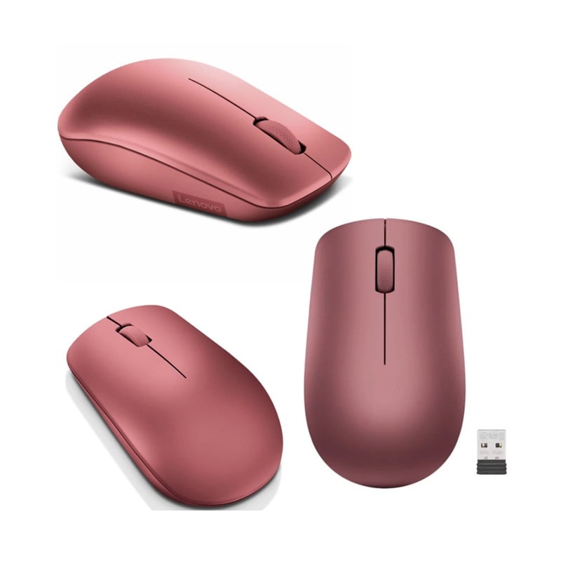 MOUSE INALAMBRICO LENOVO 530 AMBIDEXTRO 1200 DPI COLOR ROJO CEREZA - 1