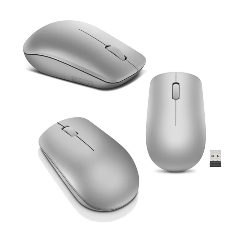 MOUSE INALAMBRICO LENOVO 530 AMBIDEXTRO 1200 DPI COLOR GRIS PLATINO - 1