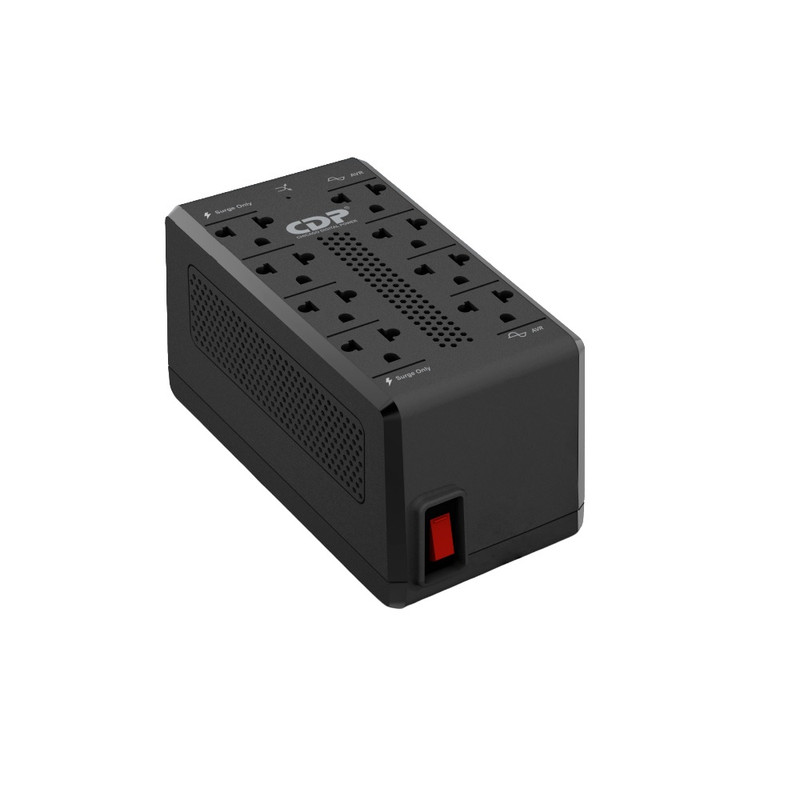 ESTABILIZADOR DE VOLTAJE CON SUPRESION DE PICOS CDP RAVR1008I 1000VA-500WATTS - 1