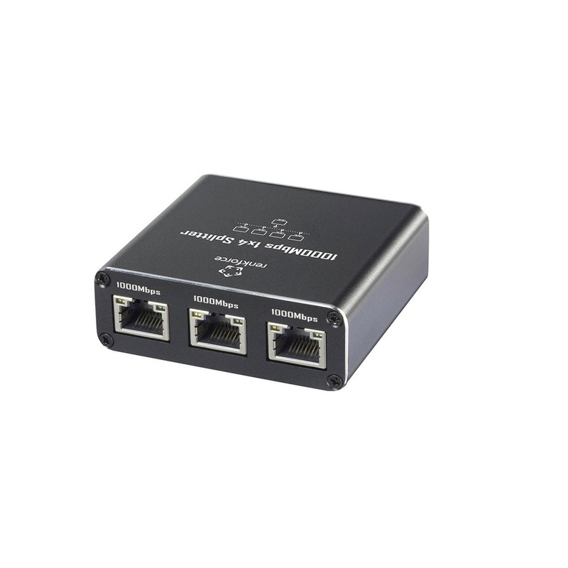 SWITCH RENKFORCE RF-GES-400 GIGABIT ETHERNET 4 PUERTOS RJ45 Y ALIMENTACIÓN USB - 1
