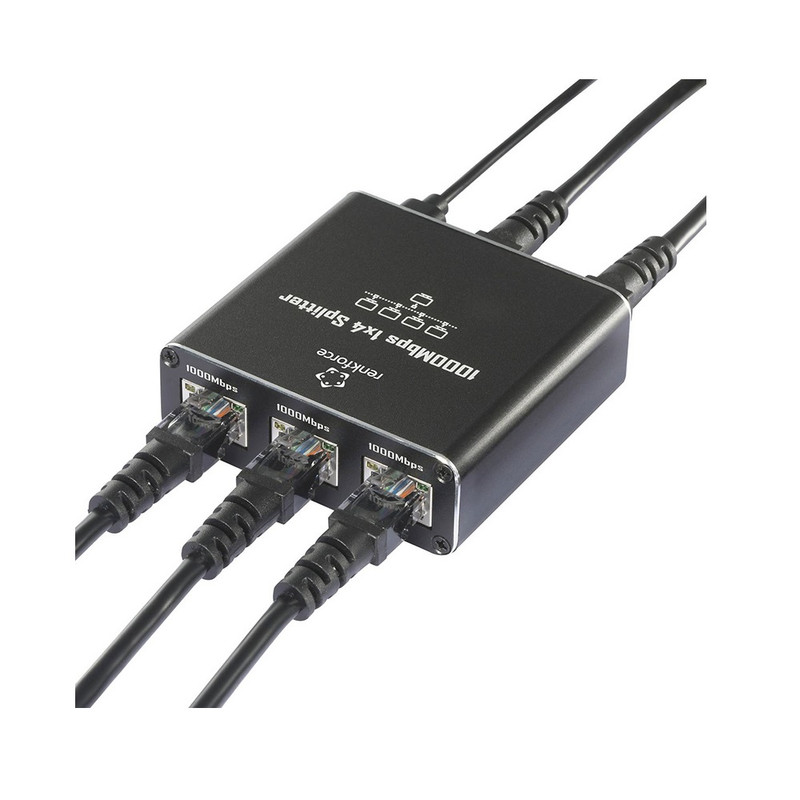 SWITCH RENKFORCE RF-GES-400 GIGABIT ETHERNET 4 PUERTOS RJ45 Y ALIMENTACIÓN USB - 3