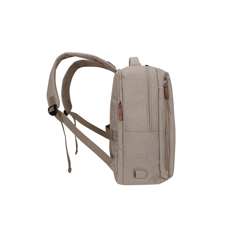 MOCHILA TEROS CITY III TE-9046BG TE9046BG PARA NOTEBOOKS DE HASTA 15.6 PULG COLOR BEIGE - 3