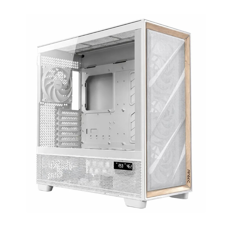 CASE ANTEC FLUX PRO WT FT 6FAN GL E-ATX ATX MICRO-ATX ITX BLANCO - 1