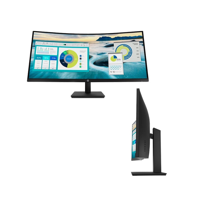 MONITOR HP P34HC G4 WQHD VA USB-C CURVO 34 PULGADAS HDMI DP USB NEGRO - 1