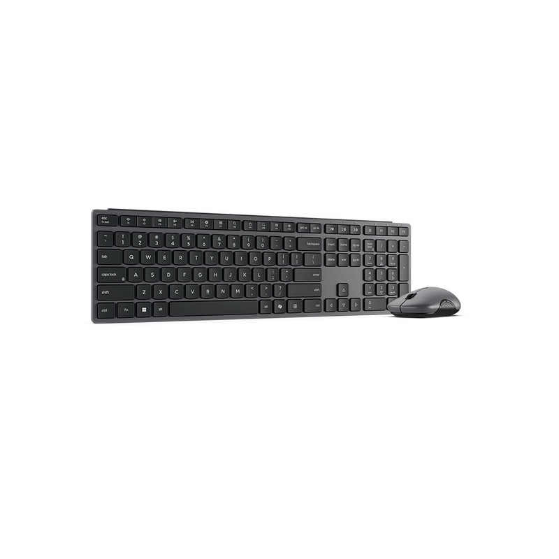 KIT TECLADO MOUSE LENOVO 700 INALAMBRICO RECEPTOR USB EN ESPAÑOL LA NEGRO - 1
