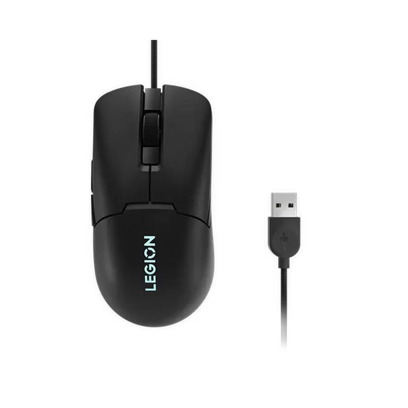 MOUSE LENOVO LEGION M300S RGB INTERFAZ USB NEGRO - 1
