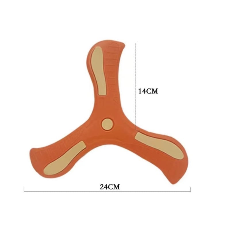 BOOMERANG SUAVE DE TRES HOJAS PARA NIÑOS JUGUETE DISCO VOLADOR PARA EXTERIOR COLOR ALEATORIO - 2