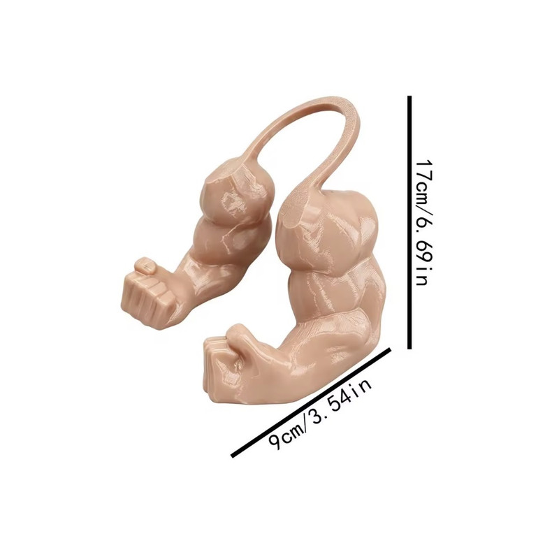 BRAZO MUSCULAR PARA GATOS Y PERROS PARA EL CUELLO DISFRAZ COLOR PIEL - 1