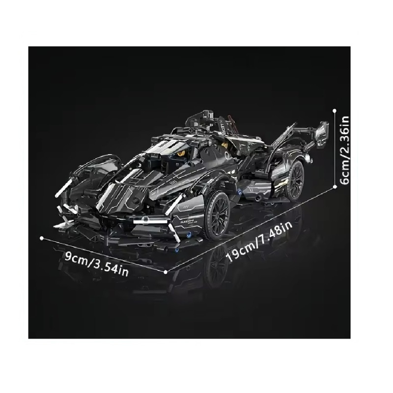 BLOQUES DE CONSTRUCCION AUTO CARRERAS QM00170 MINI 19 CM 312 PIEZAS - 2