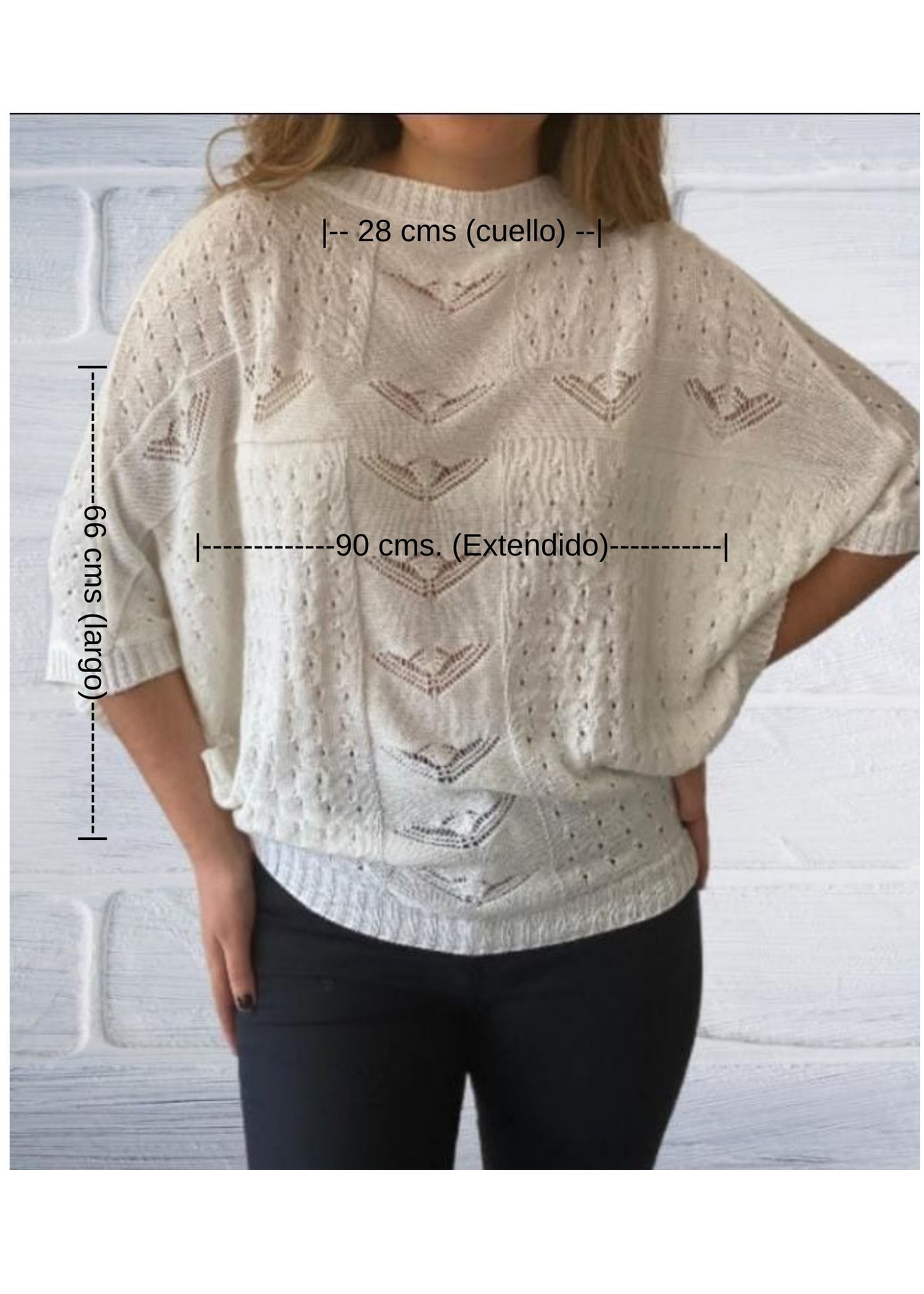 CHOMPA SIN MANGAS DE HILO PARA MUJER MANDALAY KNITS MARRON CALADA - 2