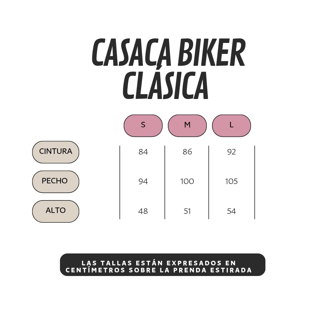 CASACA NEGRA BIKER CUERINA DE MUJER EN TENDENCIA - 4
