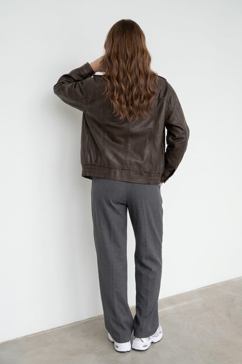 CASACA BOMBER OVERSIZE DE MUJER DE TEMPORADA - 2
