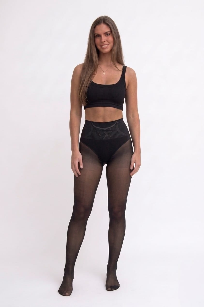 PANTY AFELPADA CON FAJA EFECTO PIEL DE MUJER - 1