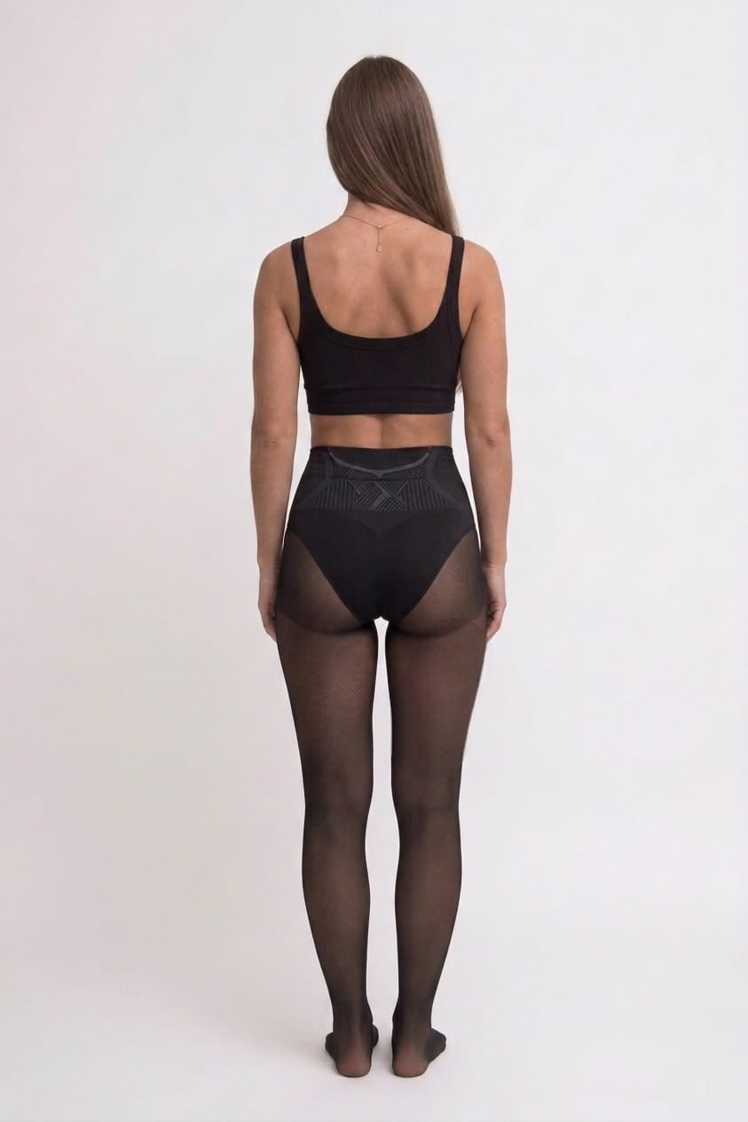 PANTY AFELPADA CON FAJA EFECTO PIEL DE MUJER - 4