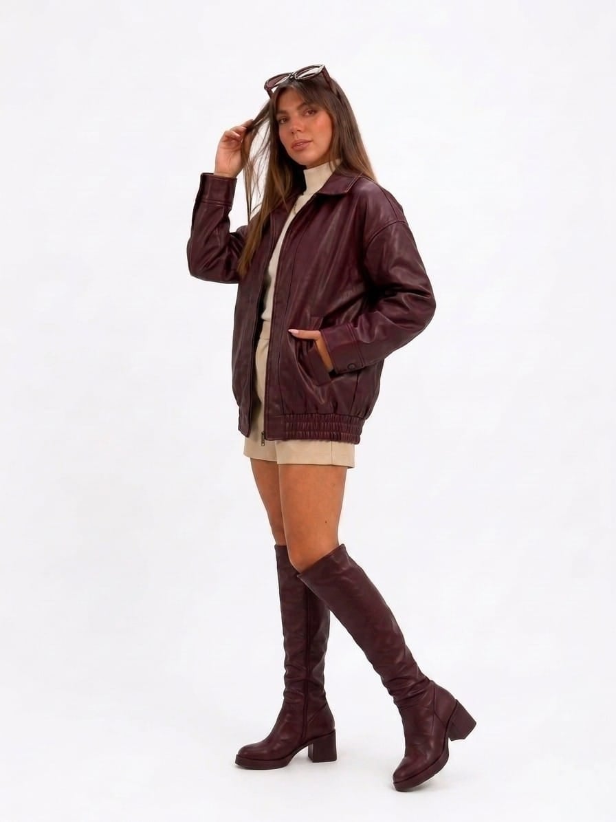 CASACA OVERSIZE MUJER OTOÑO - 3