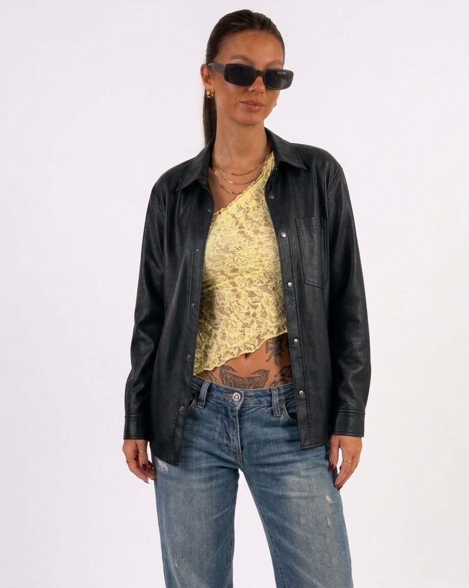 CAMISA OTOÑO MODA OVERSIZE DE MUJER - 1