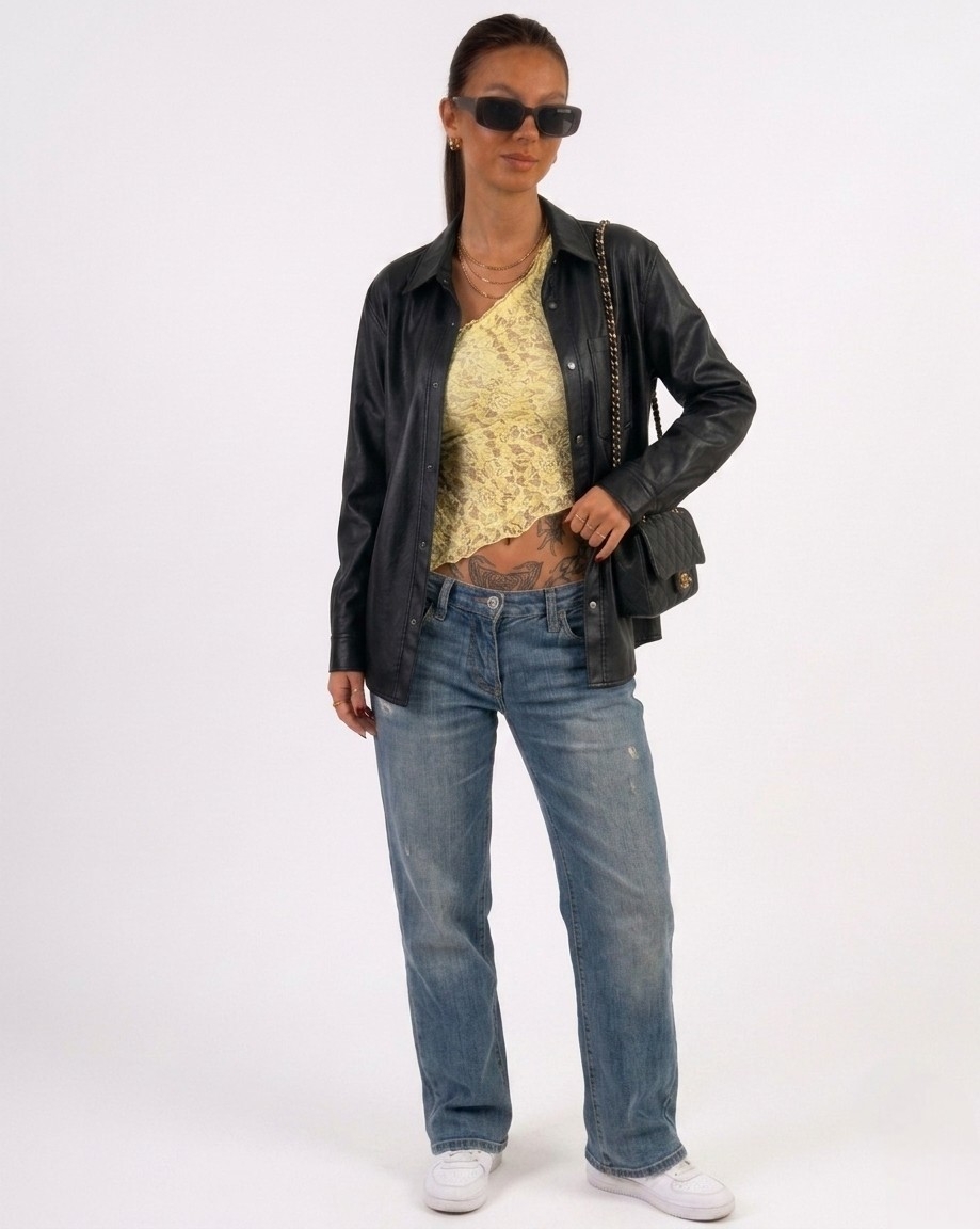 CAMISA OTOÑO MODA OVERSIZE DE MUJER - 2