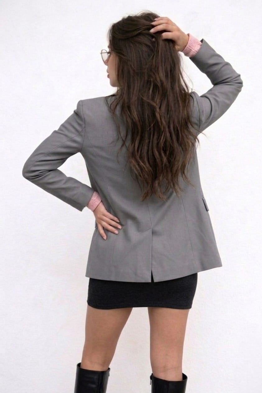 BLAZER CASUAL OVERSIZE INVIERNO DE MUJER - 2