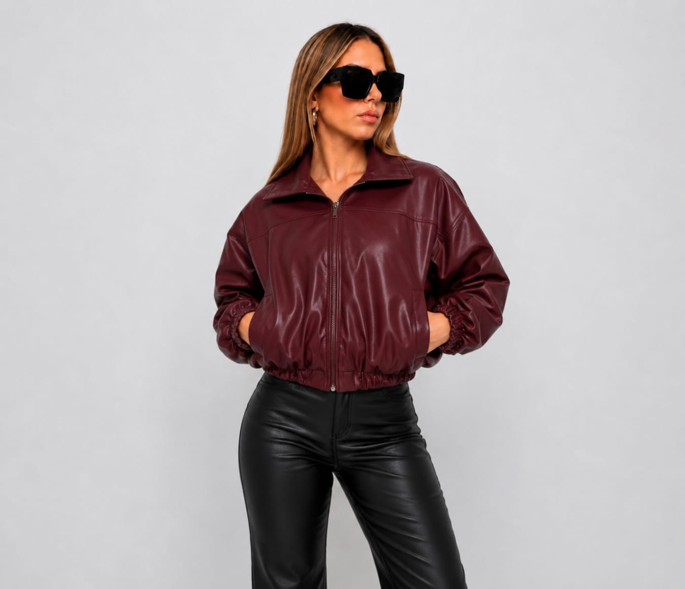 CASACA BOMBER OVERSIZE OTOÑO INVIERNO DE MUJER - 1