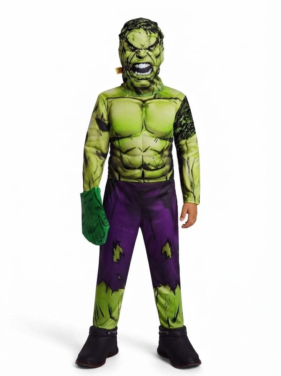 HULK HOMBRE VERDE DISFRAZ PARA NIÑOS - 1