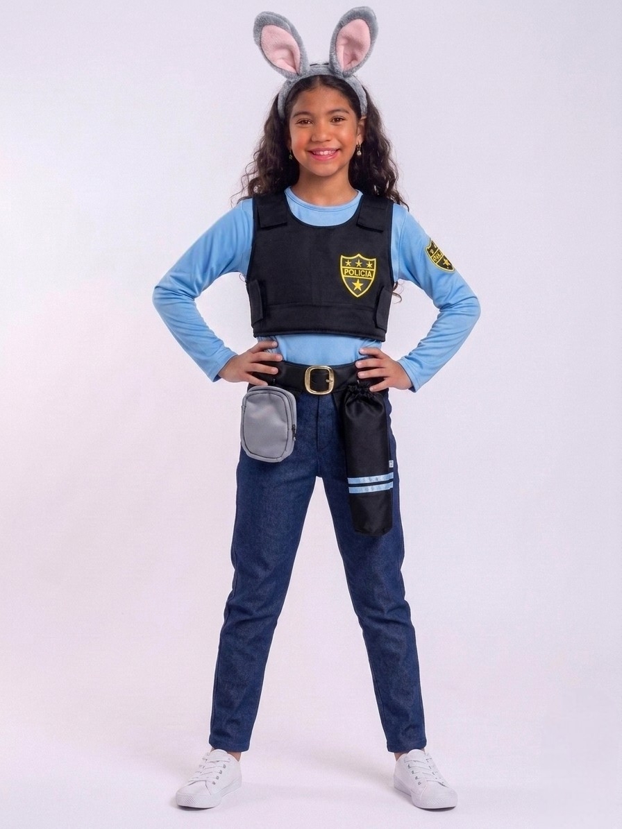 ENTERIZO UNIFORME MAMELUCO JUDY PARA NIÑAS - 1