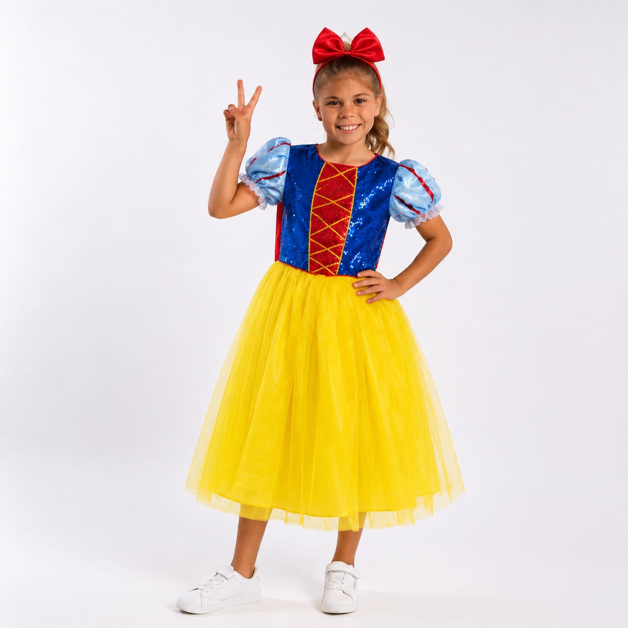 DISFRAZ DE BLANCANIEVES PARA NIÑAS - 1