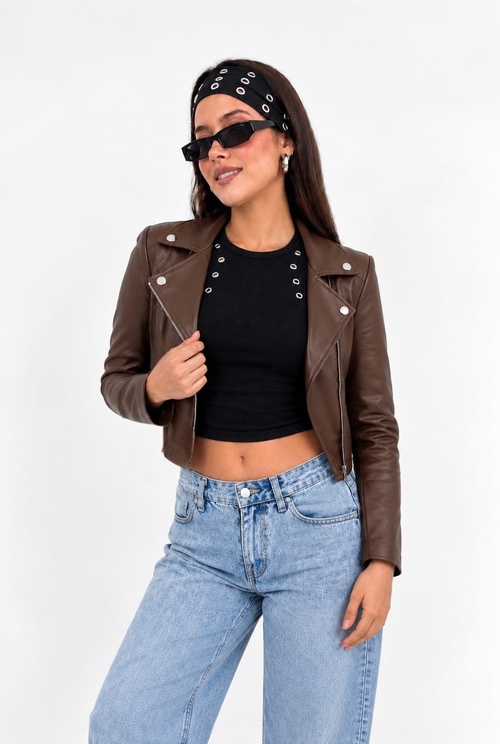 CASACA MARRON TENDENCIA TEMPORADA PARA MUJER - 2