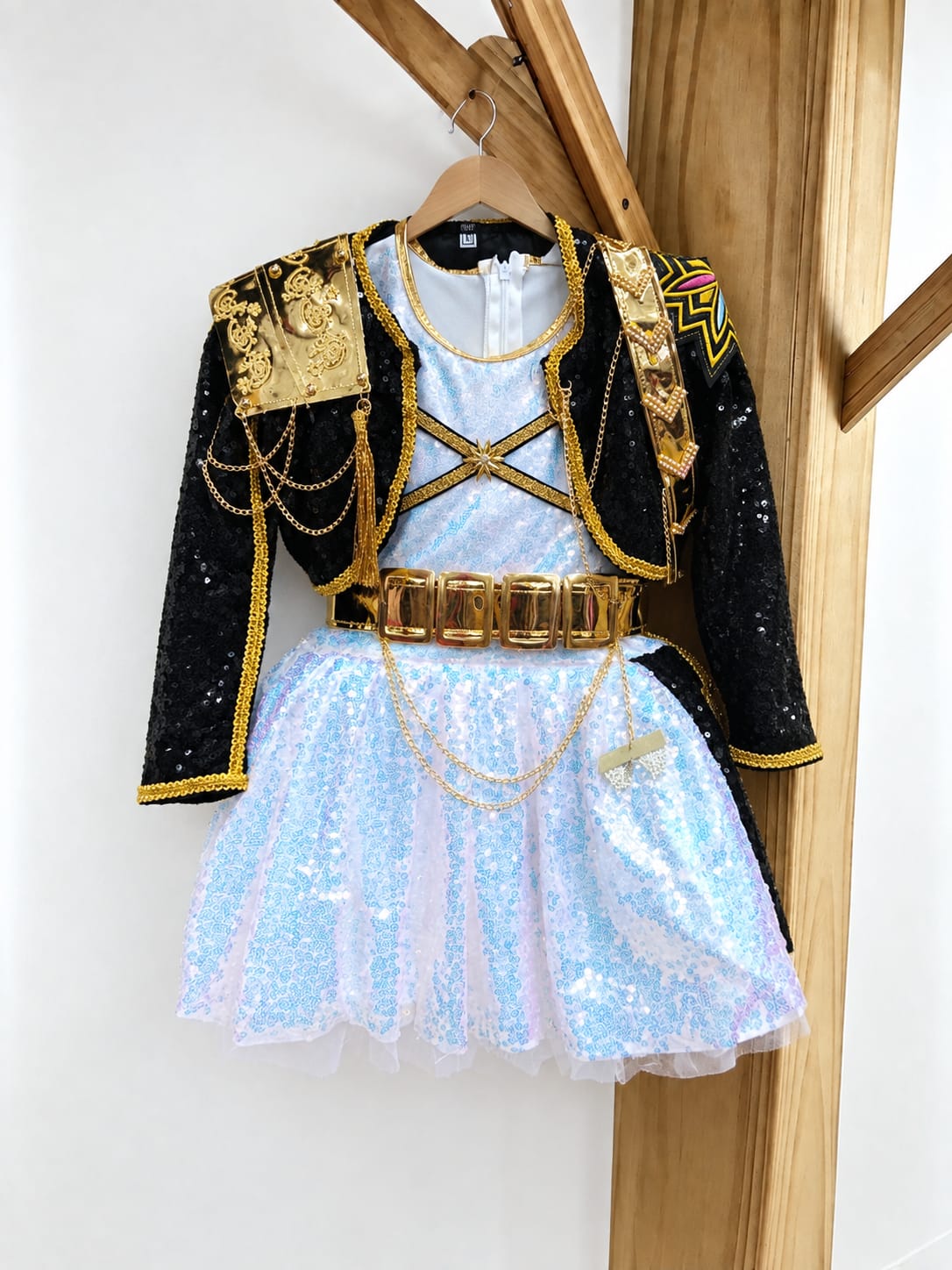 DISFRAZ DE RUMI VESTIDO KPOP FIESTA CONCIERTO CONJUNTO PARA NIÑAS - 3